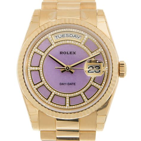 purple rolex womens|purple dial rolex day date.